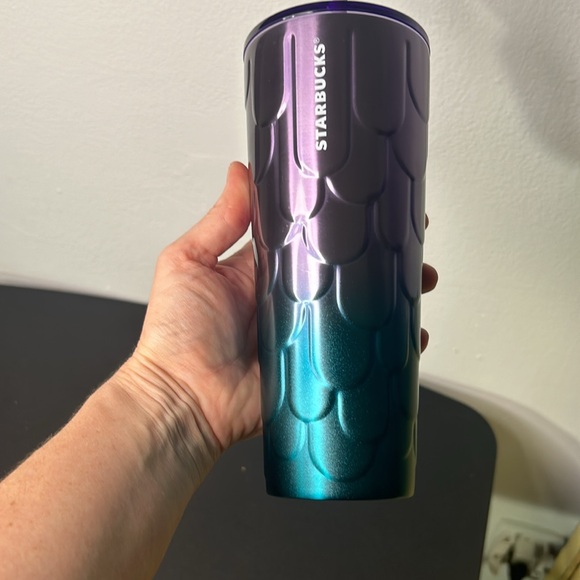 67. Starbucks 2023 Twilight purple & blue Ombré Mermaid Tumbler BNWT - Picture 3 of 6